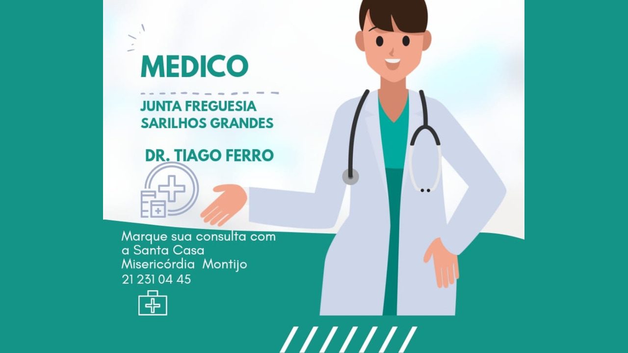 Consultas do médico Dr. Tiago Ferro no edifício da Junta